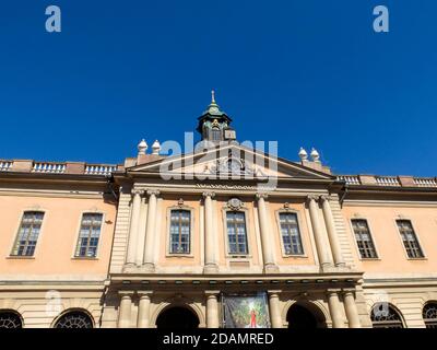 Svenska Akademien, ou Académie suédoise, est l'une des académies royales de Suède. Fondée en 1786 par le roi Gustav III afin de promouvoir la culture Banque D'Images