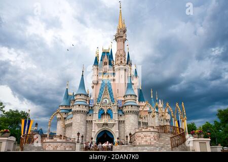 Walt Disney World à Orlando, Floride, États-Unis. Banque D'Images