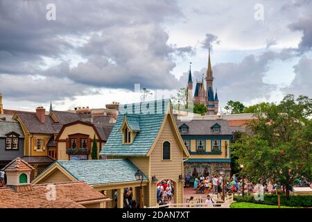 Walt Disney World à Orlando, Floride, États-Unis. Banque D'Images