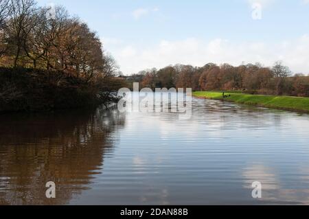 Autour du Royaume-Uni - Worthington Lakes en hiver Banque D'Images