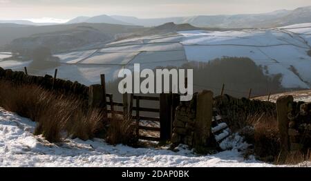 Crook Hill de Derwent Edge Banque D'Images