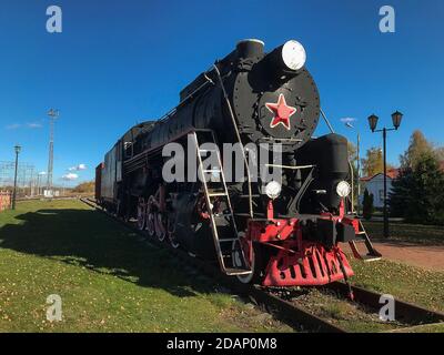 Ancienne locomotive L-3036 Banque D'Images