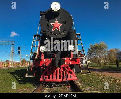 Ancienne locomotive L-3036 Banque D'Images