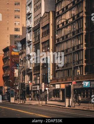 14e rue dans le West Village, Manhattan, New York Banque D'Images