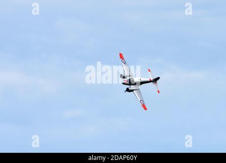 Avro C19 Anson avion d'époque en vol. Banque D'Images