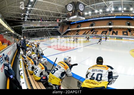 14.11.2020, Porza, Corner Arena, Ligue nationale: HC Lugano - HC Ambri-Piotta, (Suisse/Allemagne/Autriche/Croatie OUT) Banque D'Images