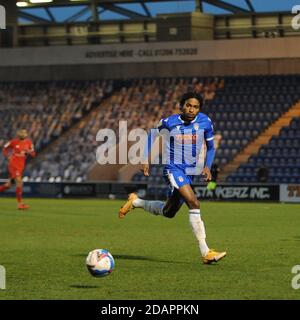 Colchesters Jevani Brown lors du match Sky Bet League 2 entre Colchester United et Leyton Orient au Weston Homes Community Stadium, à Colchester, le samedi 14 novembre 2020. (Credit: Ben Pooley | MI News) Credit: MI News & Sport /Alay Live News Banque D'Images