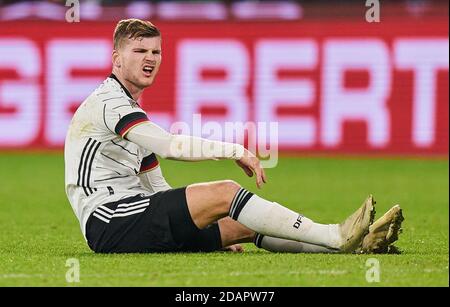 Leipzig, Allemagne. 14 novembre 2020. Timo WERNER, DFB 9 dans le match ALLEMAGNE - UKRAINE Ligue des Nations de l'UEFA, équipe nationale allemande de football, DFB , saison 2020/2021 à Leipzig, Allemagne, 14 novembre 2020 © Peter Schatz / Alay Live News important: Les règlements DFB interdisent toute utilisation de photographies comme séquences d'images et/ou quasi-vidéo. Credit: Peter Schatz/Alay Live News Banque D'Images