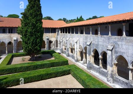 Roi Joao i Cloister, Monastère dominicain de Batalha ou Sainte Marie du Monastère de la victoire, Batalha, quartier Leiria, Portugal Banque D'Images