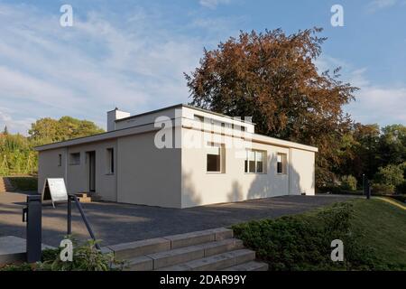 Haus am Horn, maison de spectacle de Georg Muche, Bauhaus, Weimar, Thuringe, Allemagne Banque D'Images