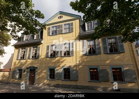 Résidence de Friedrich Schiller, maison Schiller, Weimar, Thuringe, Allemagne Banque D'Images