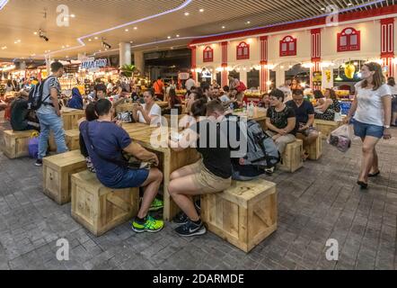 MBK Food court Bangkok Thaïlande Banque D'Images