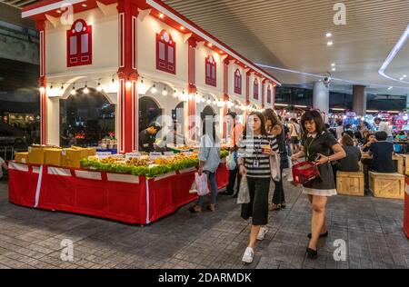 MBK Food court Bangkok Thaïlande Banque D'Images