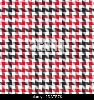 Motif texturé sans couture Glen Plaid adapté aux textiles et motifs de mode Illustration de Vecteur