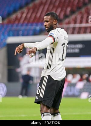 Antonio RUEDIGER, DFB 16 dans le match ALLEMAGNE - UKRAINE 3-1 Ligue des Nations de l'UEFA, équipe nationale allemande de football, DFB , saison 2020/2021 à Leipzig, Allemagne, 14 novembre 2020 © Peter Schatz / Alay Live News important: Les règlements DFB interdisent toute utilisation de photographies comme séquences d'images et/ou quasi-vidéo. Banque D'Images