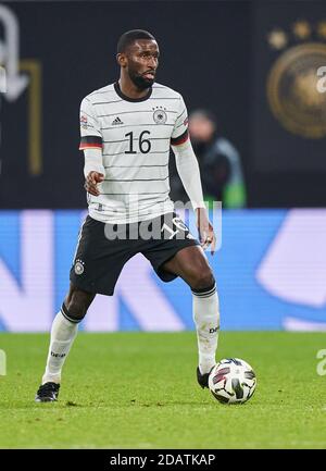 Antonio RUEDIGER, DFB 16 dans le match ALLEMAGNE - UKRAINE 3-1 Ligue des Nations de l'UEFA, équipe nationale allemande de football, DFB , saison 2020/2021 à Leipzig, Allemagne, 14 novembre 2020 © Peter Schatz / Alay Live News important: Les règlements DFB interdisent toute utilisation de photographies comme séquences d'images et/ou quasi-vidéo. Banque D'Images