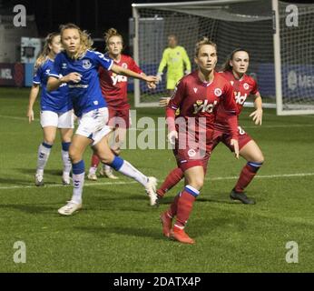 Liverpool, Royaume-Uni. 14 novembre 2020. Action lors du match de football féminin Super League entre Everton et Reading au stade Walton Hall Park, Liverpool. 14.11.20 Terry Scott crédit : SPP Sport Press photo. /Alamy Live News Banque D'Images