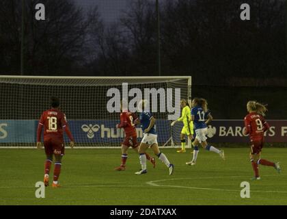 Liverpool, Royaume-Uni. 14 novembre 2020. Action lors du match de football féminin Super League entre Everton et Reading au stade Walton Hall Park, Liverpool. 14.11.20 Terry Scott crédit : SPP Sport Press photo. /Alamy Live News Banque D'Images