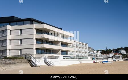 Des propriétés haut de gamme en bord de mer dans Sandbanks Poole Dorset Banque D'Images