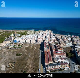 Photographie de drone Mavic Pro de la Mata, Torrevieja, Costa Blanca, Alicante, Espagne Banque D'Images