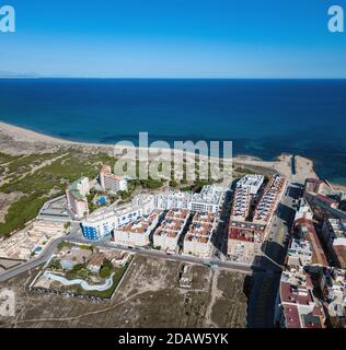 Photographie de drone Mavic Pro de la Mata, Torrevieja, Costa Blanca, Alicante, Espagne Banque D'Images