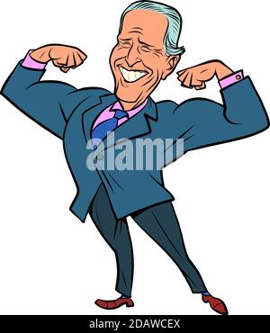 Joe Biden élu président des États-Unis Illustration de Vecteur