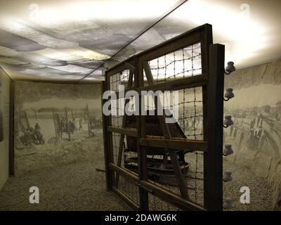 L’ancienne usine d’Oskar Schindler à Cracovie en tant que musée. Exposition consacrée à Cracovie sous occupation nazie pendant la Seconde Guerre mondiale. Banque D'Images