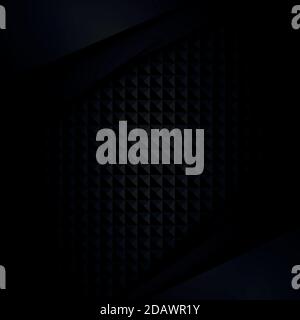 Arrière-plan noir abstrait de nombreux petits carrés - illustration Illustration de Vecteur