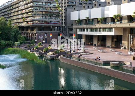 The Barbican Center, Londres Angleterre Royaume-Uni Banque D'Images