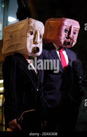 L'action de la rébellion océanique à l'OMI, Londres. 15 novembre 2020. Banque D'Images