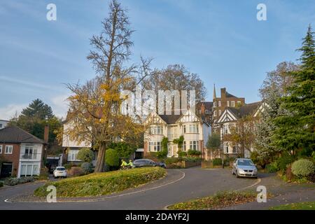 Holly Lodge Gardens, highgate domaine privé Banque D'Images