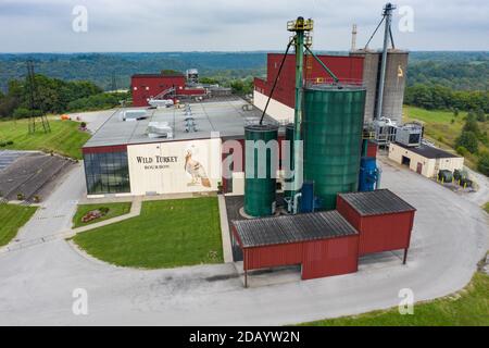 Wild Turkey Bourbon Distillery, Lawrenceburg, Kentucky, États-Unis Banque D'Images