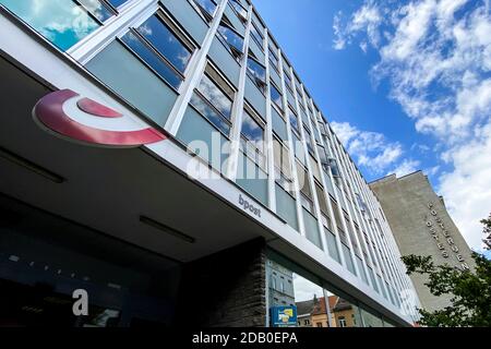 L'illustration montre le bureau de poste de poste à Saint-Gilles - Sint-Gillis, dans la région de Bruxelles-capitale, lundi 13 juillet 2020. PHOTO DE BELGA Banque D'Images