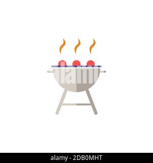 Icône gril. Un élément simple de la collection gril et barbecue. Icône Creative Grill pour la conception Web, les modèles, les infographies et bien plus encore Illustration de Vecteur