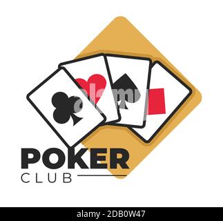 Jeux de poker et jeux de casino cartes de jeu Illustration de Vecteur