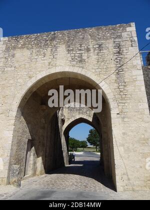 France, cité médiévale de Provins, les remparts Banque D'Images