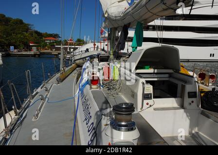 Grenade: St George: Port Louis Marina Banque D'Images