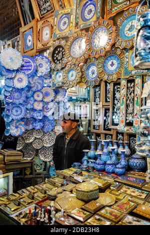 Le Grand Bazar d'Isfahan était l'un des plus grands et luxueux centres commerciaux de l'ère safavide. Il a été construit en 1620. Banque D'Images