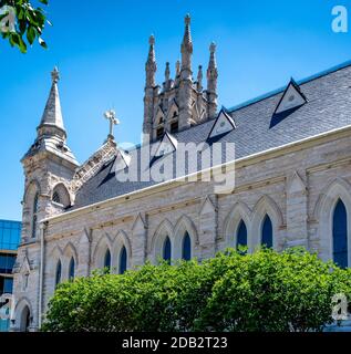 Austin Texas/USA - 27 2019 mai : cathédrale catholique St Mary Banque D'Images