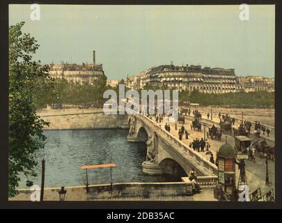 Pont Alma, Paris, France sur la Seine. Banque D'Images