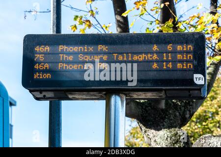 Transports en commun à Dun Laoghaire dans le comté de Dublin, Irlande Banque D'Images