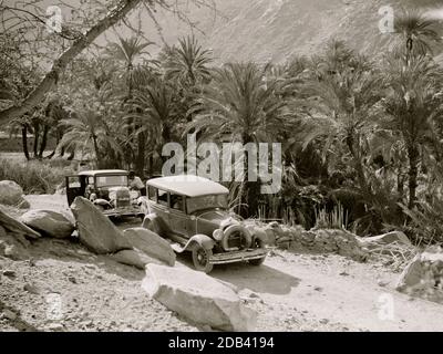 Voitures Voyage le désert du Sinaï. Banque D'Images