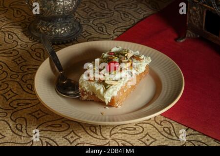 Shahi Tukda - dessert Mughlai Banque D'Images