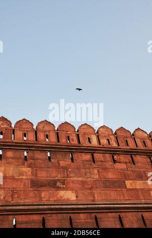Delhi, lieux historiques, architecture, Qutb Minar, Red fort Banque D'Images