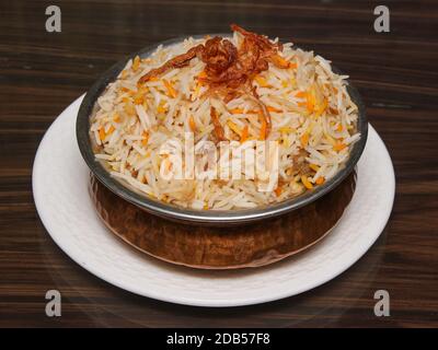 Biryani traditionnel - cuisine indienne Mughalai Banque D'Images