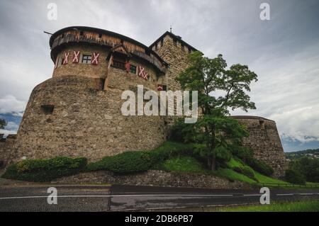 Château de Vaduz, Tour du Liechtenstein, palais Banque D'Images