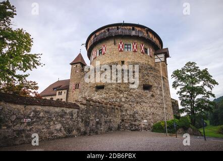 Château de Vaduz, Tour du Liechtenstein, palais Banque D'Images