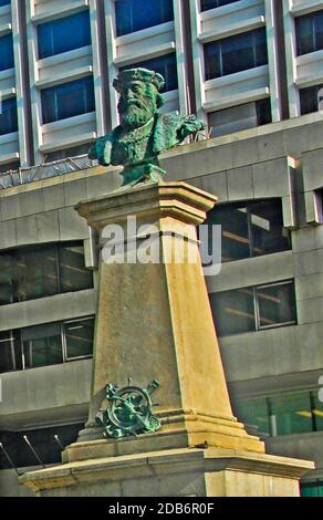 Statue de Vasco de Gama, Macao Banque D'Images