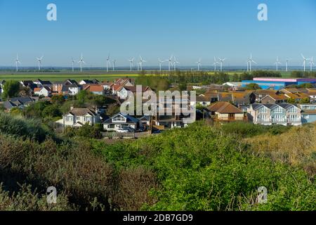 Little Cheyne Wind Farm Sussex Banque D'Images