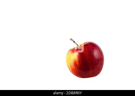 Un fond blanc isolé de pomme Banque D'Images